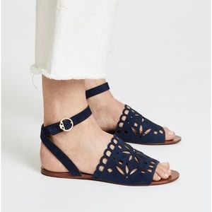 New Tory Burch May Flat Sandals